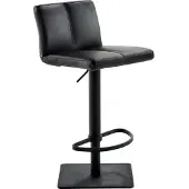 Mayer Barstuhl Sitzmöbel 1285 42 x 46 x 78 cm Stahl schwarz/schwarz 1285_03_81007
