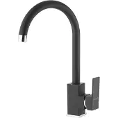 Alveus Baterie Santo G91, monocomanda, finisaj Negru carbon