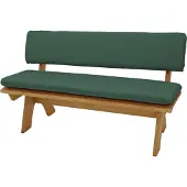 Degamo Bankauflage Polsterauflage Auflagenset DALLAS für Bank 3-sitzer 150cm, dunkelgrün, 2-teilig