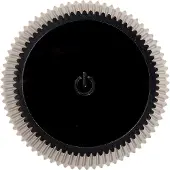 Clayre & Eef Tischlampe Ø 12x41 cm Schwarz Metall