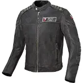 Bogotto Detroit Motorrad Lederjacke, schwarz, 48