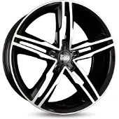 Mam 18 Zoll MAM A1 5x112 ET44 Alufelgen BLACK FRONT POLISH