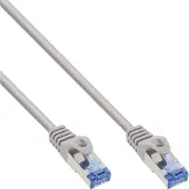 InLine Patchkabel, Cat.6A, S/FTP, TPE flexibel, grau, 40m, 40 m, Cat6a, S/FTP (S-STP), RJ-45, RJ-45, Grau