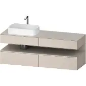 Duravit Waschtischunterschrank Qatego 160x55x60cm, T ma, Konsolenpl., Beck. li