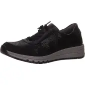 Waldlaufer Schnürhalbschuhe in schwarz, Gr. 5.5