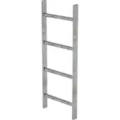 MUNK Günzburger Steigtechnik MUNK Schachtleiter Stahl verzinkt 400mm breit 4 Sprossen 1,12m lang