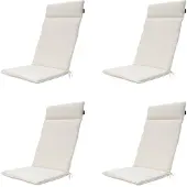 Madison - Gartenstuhlauflage High Back Naples sand - Ca. 120x50 cm - 4er-Set