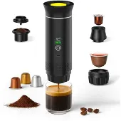 MMOBIEL Tragbare Kaffeemaschine mit Selbstaufheizung & USB-C - Espressomaschine