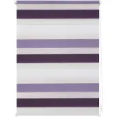 Lichtblick Duo-Rollo Klemmfix, ohne Bohren, Bunt Violett - Lila - We 90 x 150 C