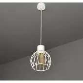 Licht-Erlebnisse Pendelleuchte Modern "Luto" Weiß Lackierter Stahl Hängelampe Wohnzimmer Esszimmer Esstisch