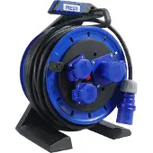 Hedi K7A25N2TFC Camping Vollkunststoff Kabeltrommel „Generation 7 Companion“ 25m