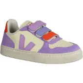 Veja Small V-10 Mädchensneaker, Leder, Multicolor, Wechselfußbett - Kinderschuhe Teens Mädchen Gr. 25 - 42, Mehrfarbig, leder&nbsp