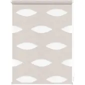 Lichtblick Duo Rollo Ellipse Klemmfix, ohne Bohren Natur, 150 cm, 60 cm x 150 cm (B x L)