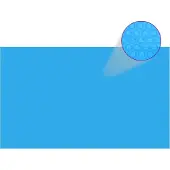 vidaXL Möbel Rechteckige Poolabdeckung 500x300 cm PE Blau - Poolzubehör 92958