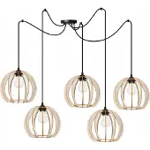 Light11 HOME Moderne Led-Deckenhängelampe Aus Holz