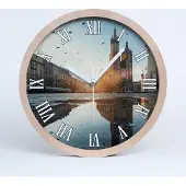 Tulup Holzuhr 30fi cm wanduhr - weiße Spitzen - Krakau, Polen