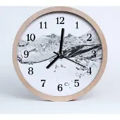Tulup Holzuhr 30fi cm wanduhr - Wasser Showroom