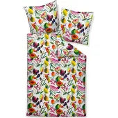 Janine Design Bettwäsche-Garnitur Mako-Satin 42147 modern art S Farbe multicolor Größe 155x200+80x80
