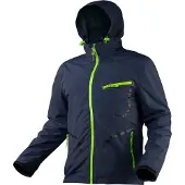 Neo Tools 3 in 1 Premium Fleece-, Wind- und Regenjacke, Wasserdichtigkeit 10000 S