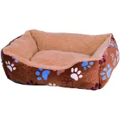 Nobby Komfortbett eckig Classic Lissi braun, Maße: 80 x 70 x 22 cm