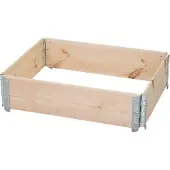 Siena Garden Hochbeet stapelbar 80 x 60 x 19,5 cm, natur