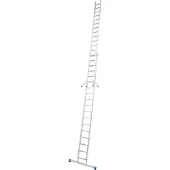 Krause Schiebeleiter Stabilo silber 2x 18 Stufen, H: 525,0 cm