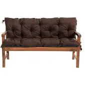 Mayaadi Home Gartenbankauflage Braun 150x60x50 Bankauflage Bankkissen Sitzkissen Sitzpolster Auflage Sitzbank Sitzkissen