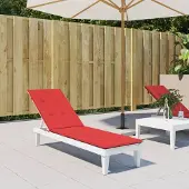 vidaXL Liegestuhl-Auflage Rot (75+105)x50x3 cm , Klassische Sofas Design 2024