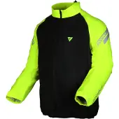 Modeka Flex Dry Motorrad Regenjacke, schwarz/gelb, XL