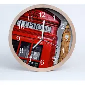 Tulup Holzuhr 20fi cm wanduhr - London