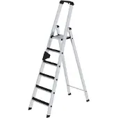 Proregal Stufen-Stehleiter einseitig begehbar mit clip-step 6 Stufen