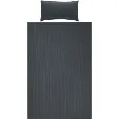 Erwin Müller Bettwäsche Rosenheim" anthrazit 1x 135x200 cm + 1x 40x80 cm"