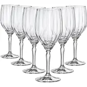 Bormioli Rocco Rocco 41627, Universelles Weinglas, Standard-Glas, Glas, Transparent, 380 ml