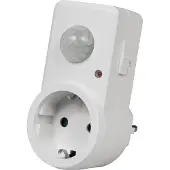 ETT Steckdosenadapter weiß, 1-fach Schuko bis 1200 Watt, mit Bewegungsmelder