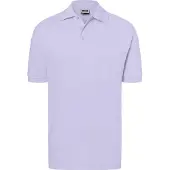 James & nicholson Hochwertiges Polohemd mit Armbündchen lilac, Gr. XL