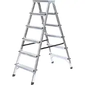 Proregal Haushaltsleiter beidseitig begehbar 2x6 Stufen