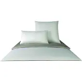 JOOP! Bettwäsche Mako-Satin Micro Pattern 4040-Farbe haselnuss-7, 135/200 cm + 80/80 cm