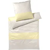 JOOP! Mako-Satin-Bettwäsche-Garnitur Split Farbe Vanilla Größe 135x200+80x80 AL