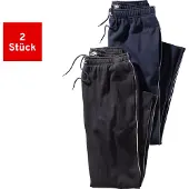 NordCap Herren Jogginghosen-Set, kuschelige Sporthose im Doppelpack
