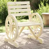 vidaXL CLORIS Gartenstühle 2 Stk. 58x58x78,5 cm Massivholz Tanne 2024