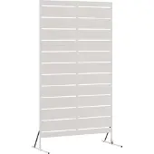 Syfax Sichtschutz Grau 100 x 50 x 180 cm Stahl