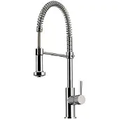 NABER Einhebelmischer DRIVE 5 in CHROM mit Spiralauslauf / Hochdruck