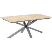 SonnenPartner Gartentisch Base-Spectra diagonal 200x100 cm Aluminium anthrazit
