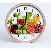 Tulup Holzuhr 20fi cm wanduhr - Fruchtsäfte