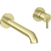 Lomadox Waschbeckenarmatur, Unterputzmontage, gebürstetes Gold, SILIA-30