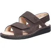 Finn Comfort Toro-Soft Herren Sandale, Bequem,Slate (Braun), Leder, Classic - Marken , Braun, leder (nubukvienna)
