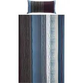 Redbest Bettwäsche blau-anthrazit 1x 155x220 cm + 1x 40x80 cm