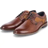 Bullboxer Herren Business Halbschuhe Braun GlattlederGröße:44
