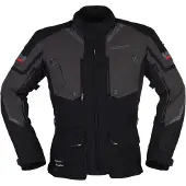 Modeka Panamericana 2 Motorrad Textiljacke, schwarz/grau, Long XL