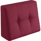 Sunnypillow Palettenkissen Verona Seitenkissen 60x40x20/10cm Red